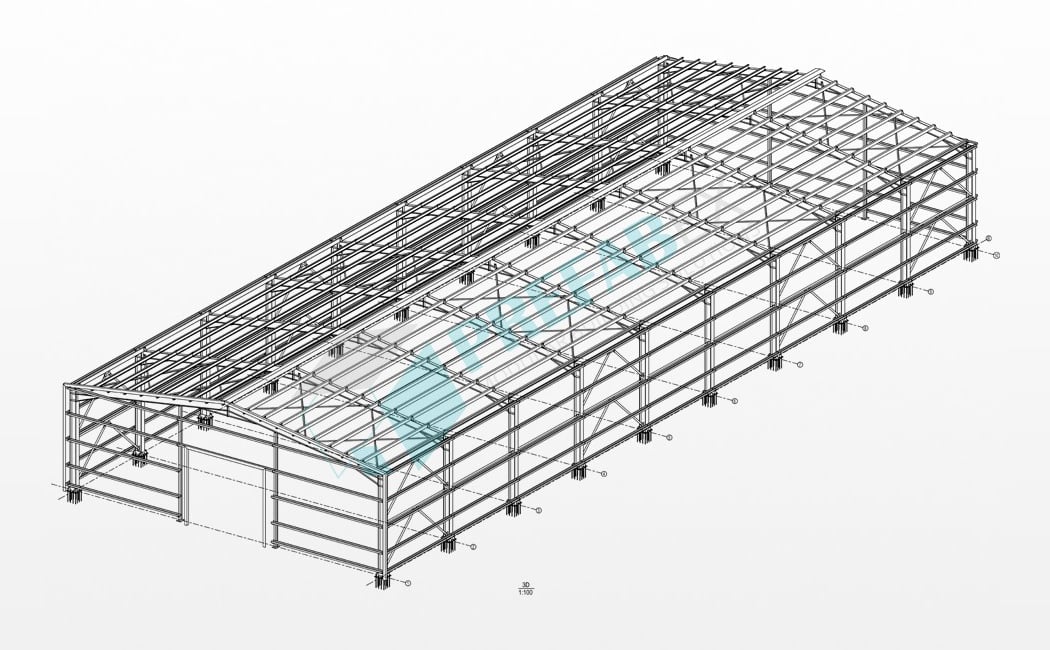 تركيب عدة هناجر ومستودعات