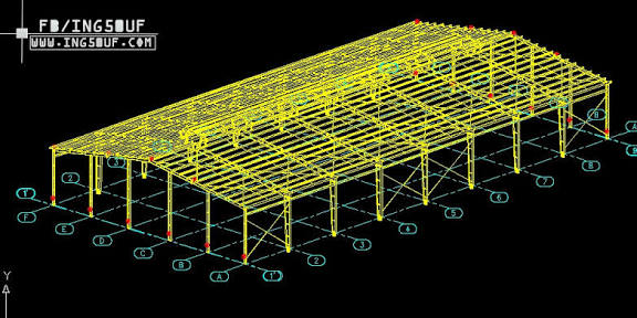 تركيب عدة هناجر ومستودعات