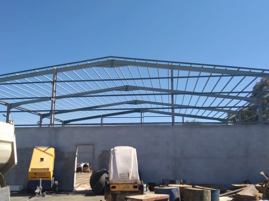 تركيب عدة هناجر ومستودعات