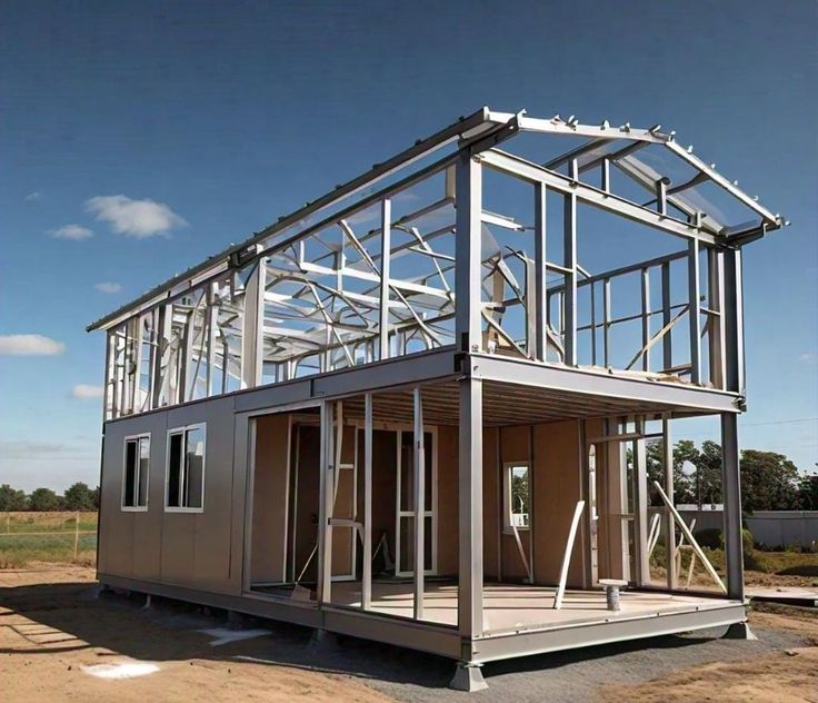 صورة توثق مراحل التصنيع والتركيب في اعمالنا بالهناجر الكبيرة والصغيرة